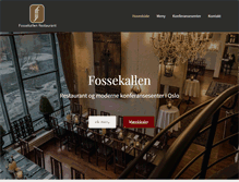Tablet Screenshot of fossekallen.no